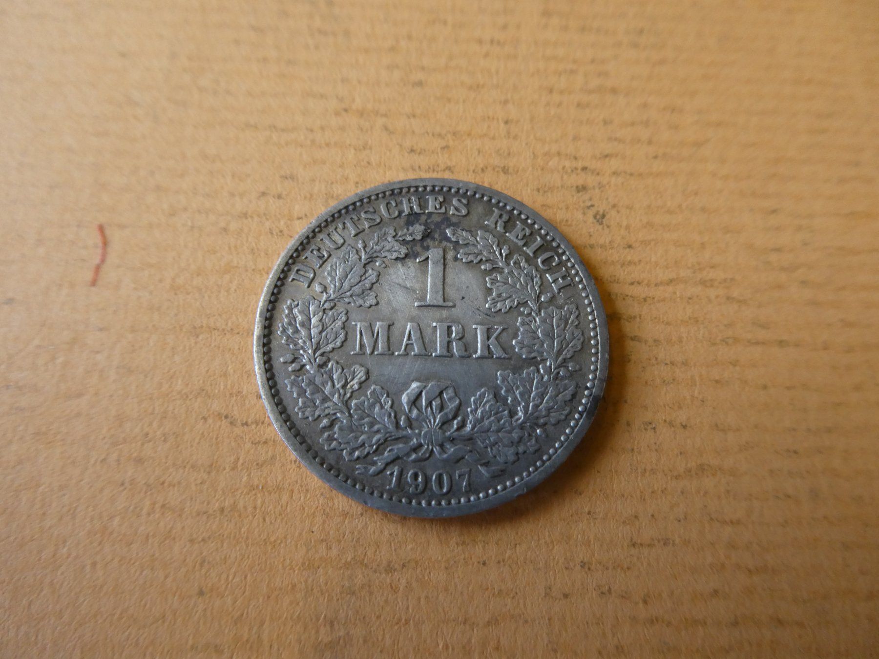 Tutti le monete: Dt. Reich 1907 D, 1 Silbermark – Usato da Hinterforst venduto da Rohusri