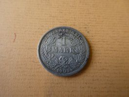 Dt. Reich 1907 D, 1 Silbermark