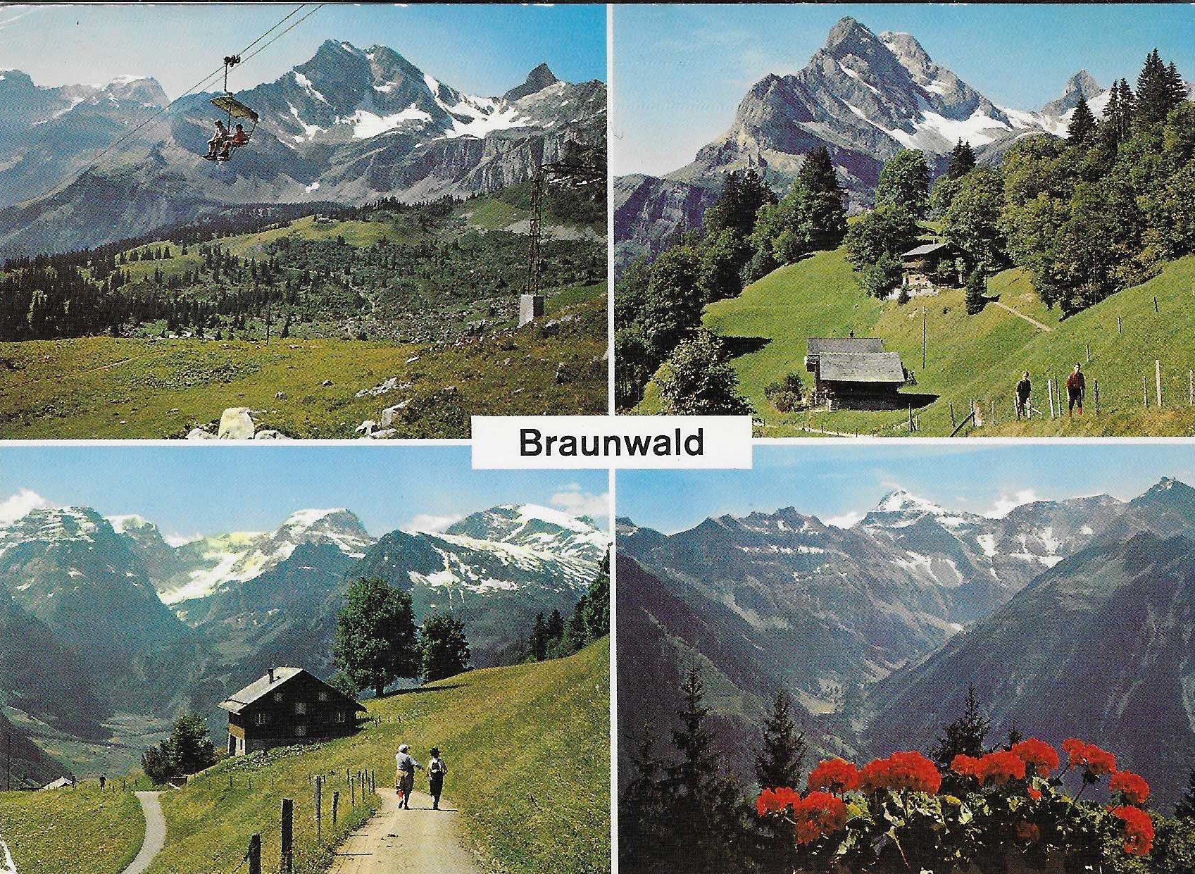 Ansichtskarten: Braunwald GL – Neu (gemäss Beschreibung) aus Rothrist von Stranglehold