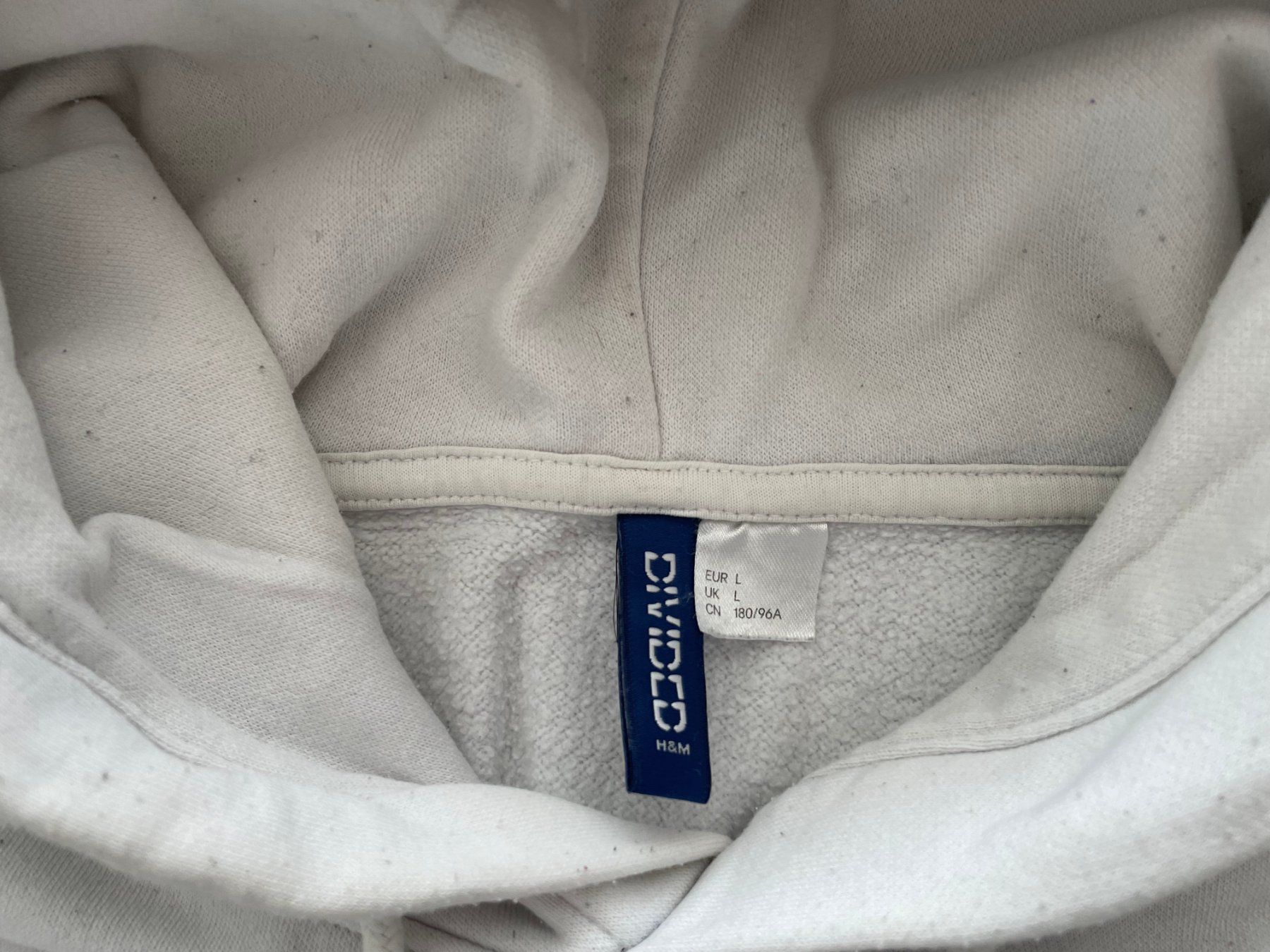 H&M Maglioni & Felpe: H&M - White Sweater "Droppin" – Usato da Chiasso venduto da Er_Mon 3