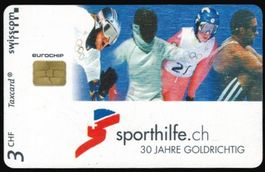 Taxcard Chip-1833 Sportcard Sporthilfe ungebraucht