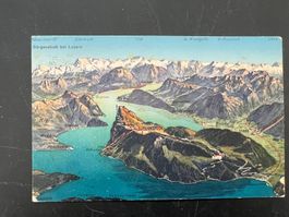 AK  1921 Panorama Bürgenstock coloriert       (G828)