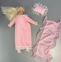 Barbie; vintage Bedtime Barbie/Schlafbarbie mit Stoffkörper