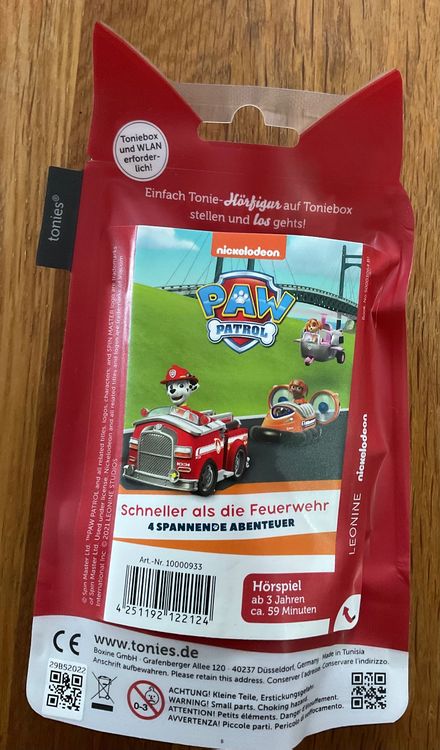 Livres audio: Tonie Figur Paw Patrol Marshall - Neu & Originalverpackt – Neuf avec emballage d'origine à Buchs AG par Yuca01 1