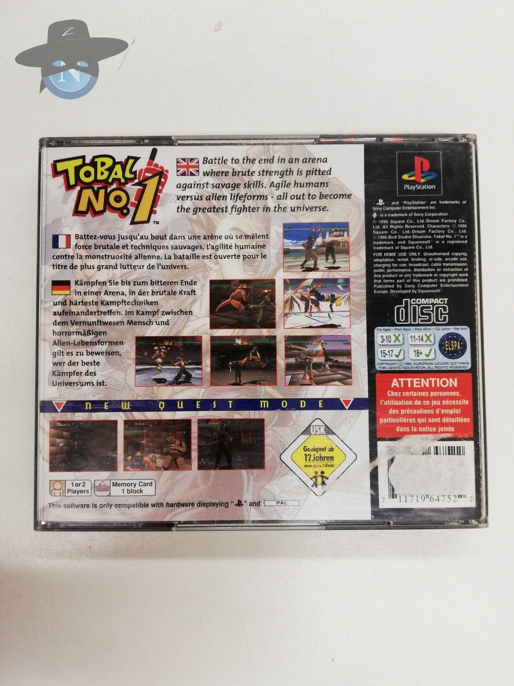 Sony Spiele: Tobal No 1 / Sony Playstation 1 PSX PS1 – Gebraucht aus St. Gallen von zorro_dc 1