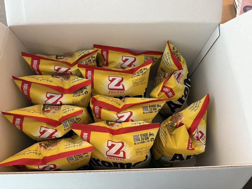 10er Box Aromat Zweifel Chips (Neu und originalverpackt) in Erlinsbach ...
