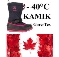 32 NEU 145Fr Kamik Gore-Tex Winterstiefel Kinderschuhe -40°C