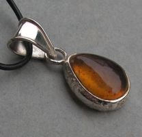 ♥ Anhänger / Dominikanischer Bernstein / UNISEX /  EDEL ♥