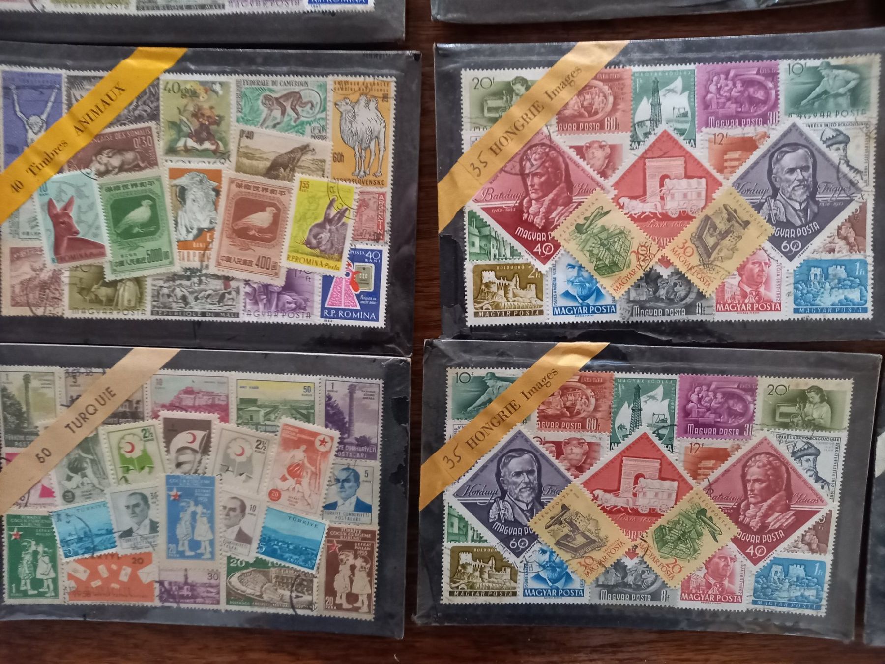Tutti i francobolli: 9 pochettes de timbres divers oblitérés – Usato da Lausanne venduto da leneko 2