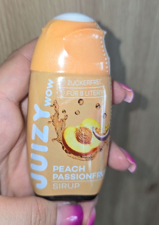 Juicy Wow Sirup Pfirsich &amp; Passionsfrucht | Kaufen auf Ricardo