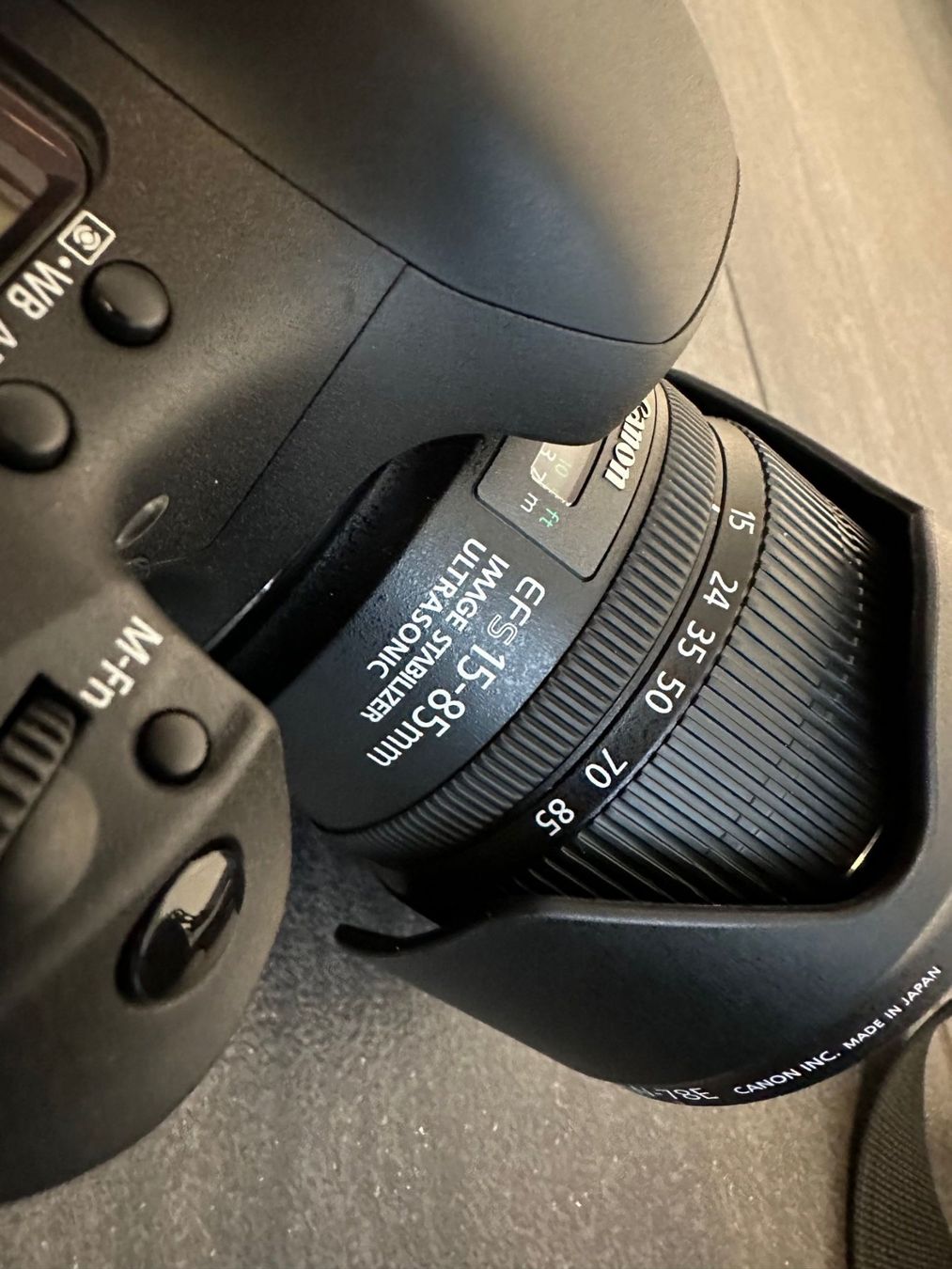 Canon Fotocamera: Canon EOS 7D mit 15-85mm Objektiv – Usato da Affoltern am Albis venduto da Indicator 1