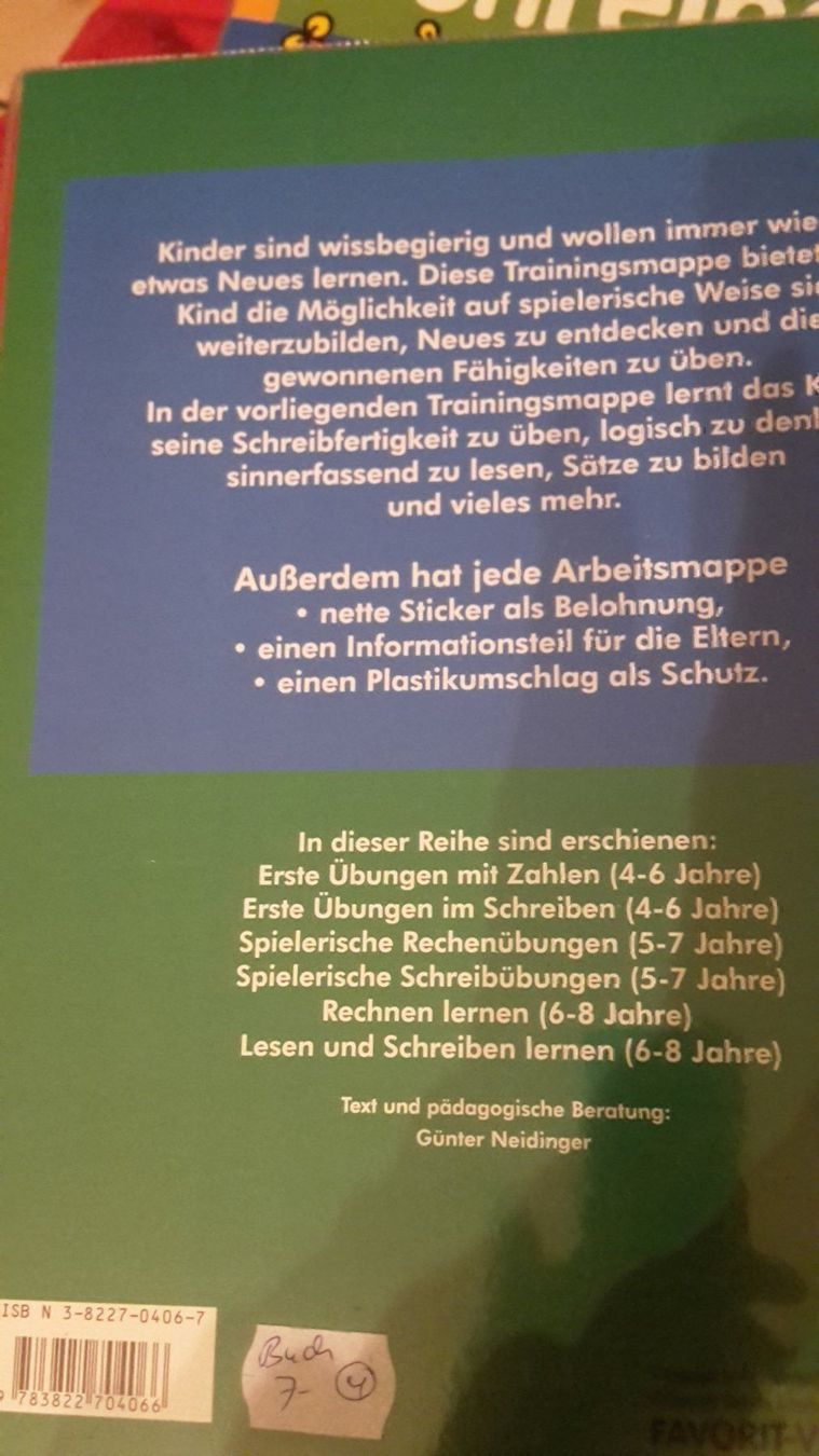 Valigie & Borse: TRAININGSMAPPE Lesen – Nuovo (secondo la descrizione) da Schwarzenburg venduto da Flamingo07 1