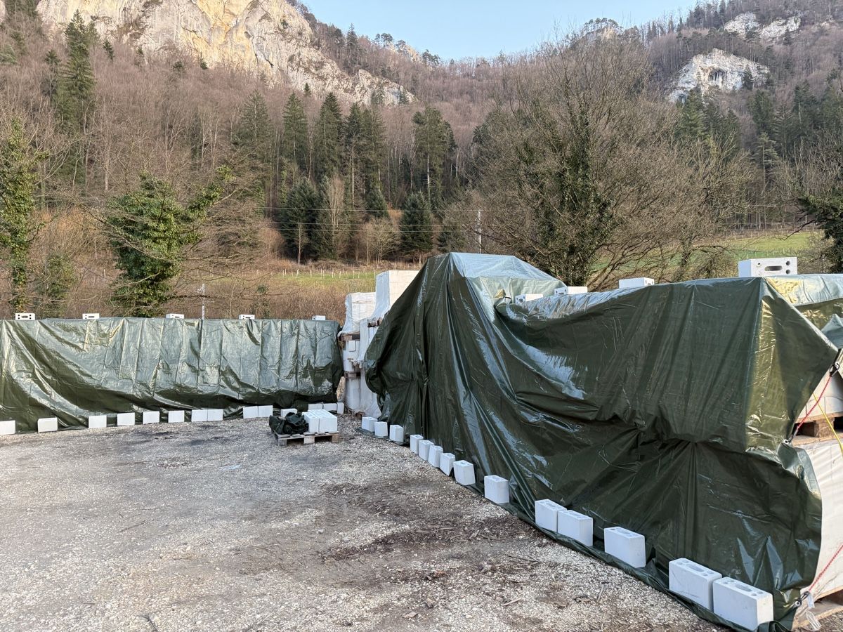 Pietre & tegole: ganze Palette KS-Stein/Kalksandstein/Mauerstein – Nuovo e nell'imballaggio originale da Breitenbach venduto da Looneybs 2