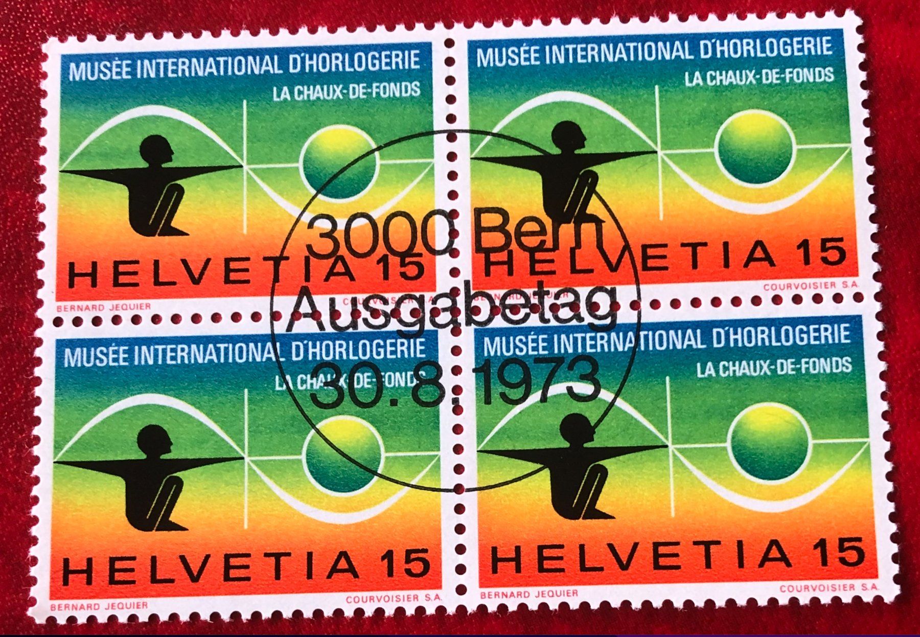Alle Briefmarken: 4 er Block Nr.545 mit Stempel Bern   – Gebraucht aus Aarau von Billa007
