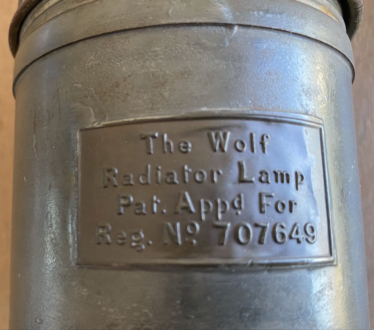Lampade: Wolf Radiator Lampe 1925 Oldtimer Kühler Heizung – Difettoso da Horgen venduto da Trigard 1