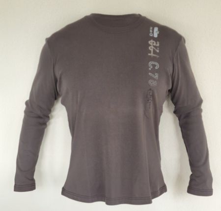 Langarmshirt, Longsleeve grau Esprit Gr. L (Herren)