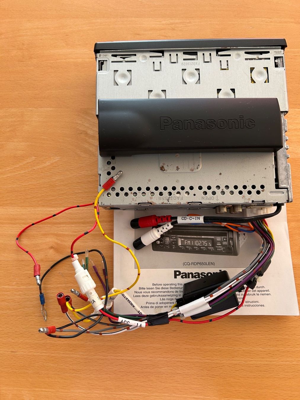 Panasonic Radio: Panasonic CQ-RDP650LEN – Usato da Schönenberg ZH venduto da Bestucanget 2