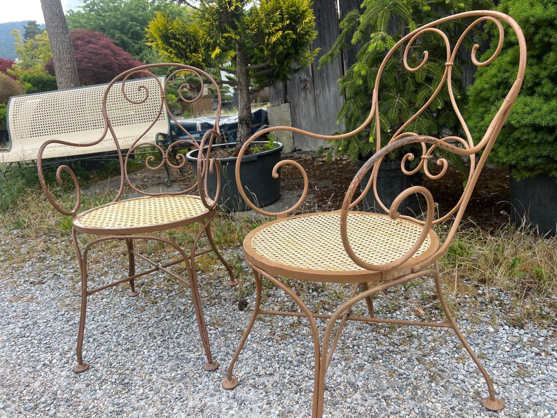 Sedie: Antike Art Deco Gartenstühle – Usato da Otelfingen venduto da Yossi-68 2