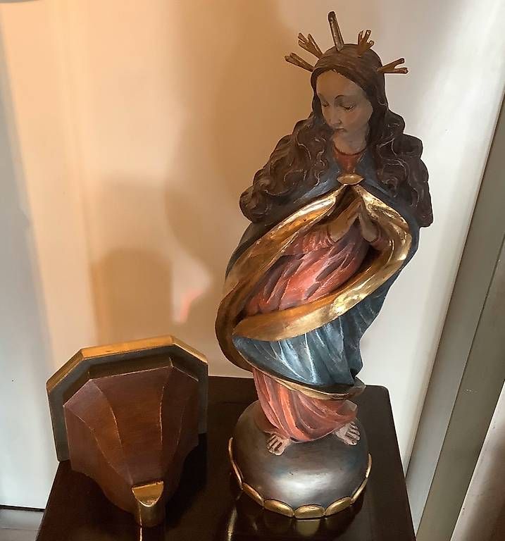 Sculture & Statue: HANDGESCHNITZTE SCHUTZPATRONIN – Usato da Adlikon b.Regensdorf venduto da Crystaldragon09 1