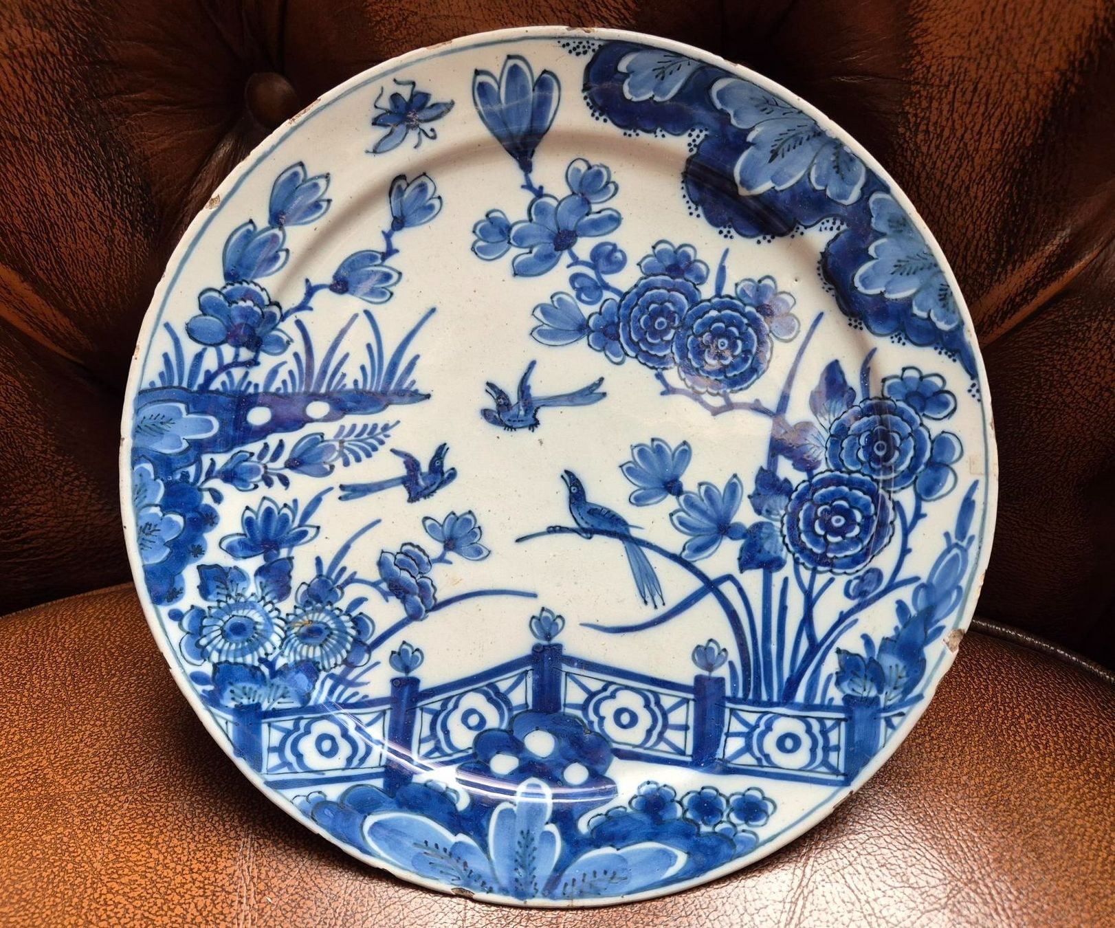 Ancienne Assiette Delft Pieter Adriaensz Kocks décor Chinois (D ...