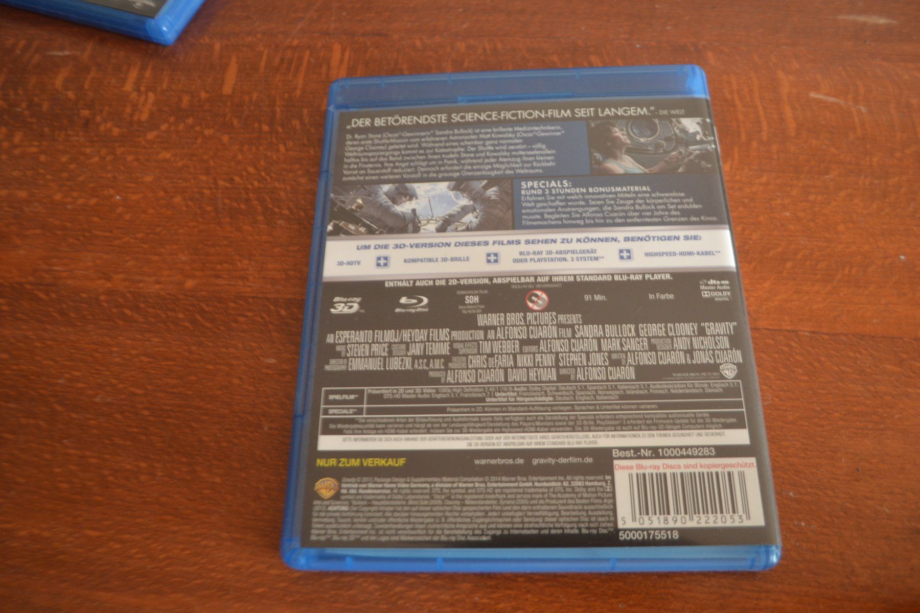 Alle DVDs: Gravity in 3D – Gebraucht aus Laupen ZH von chefdom 1