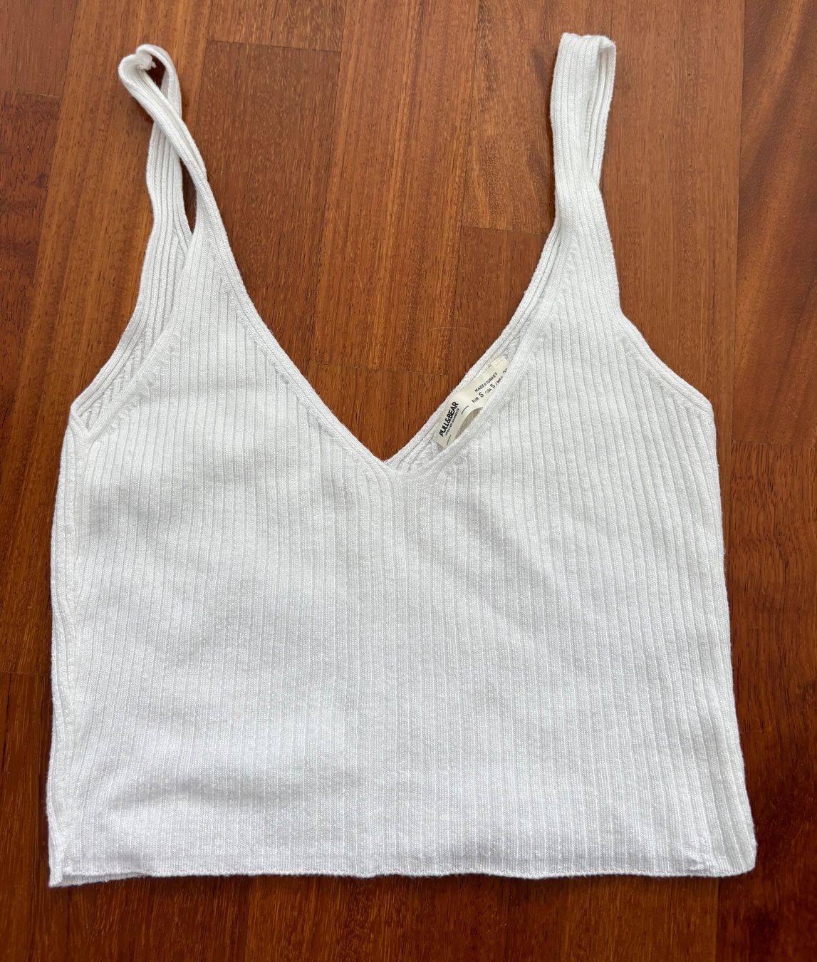 Pull&Bear Tops: Top/Shirt weiss – Neu (gemäss Beschreibung) aus Embrach von ale_v5qn 3