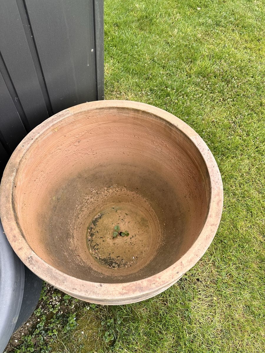 Pentole: Grosser Topf/Blumentopf, Terrakotta – Usato da Dulliken venduto da Ohara01 1