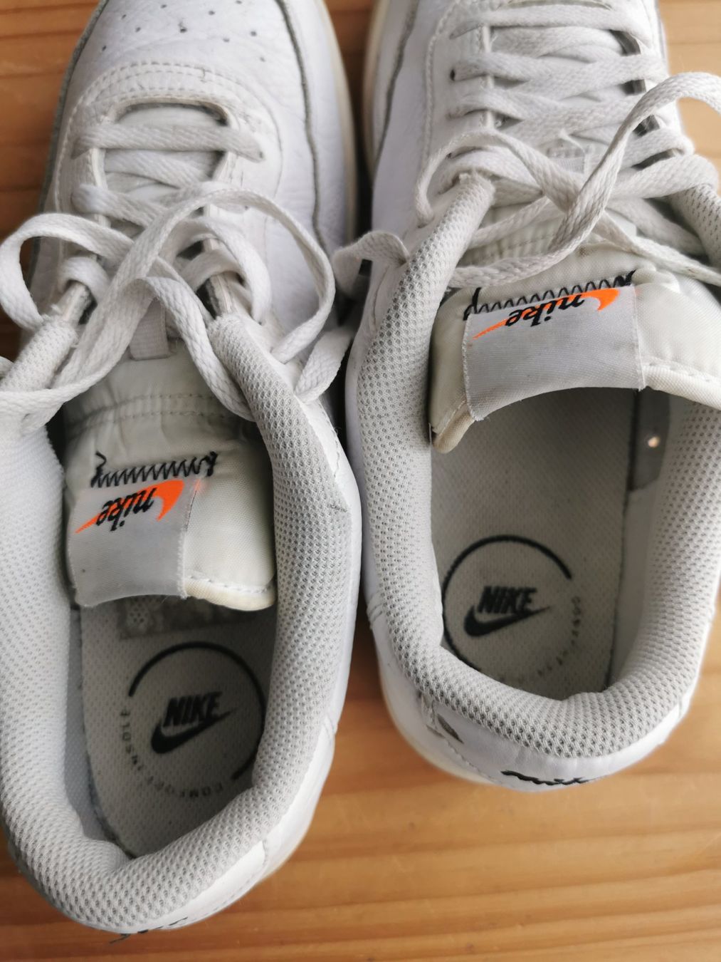 Nike Scarpe da uomo: Nike Turnschuhe Weiss Leder Gr. 42 – Usato da Genève venduto da GVMaam 3