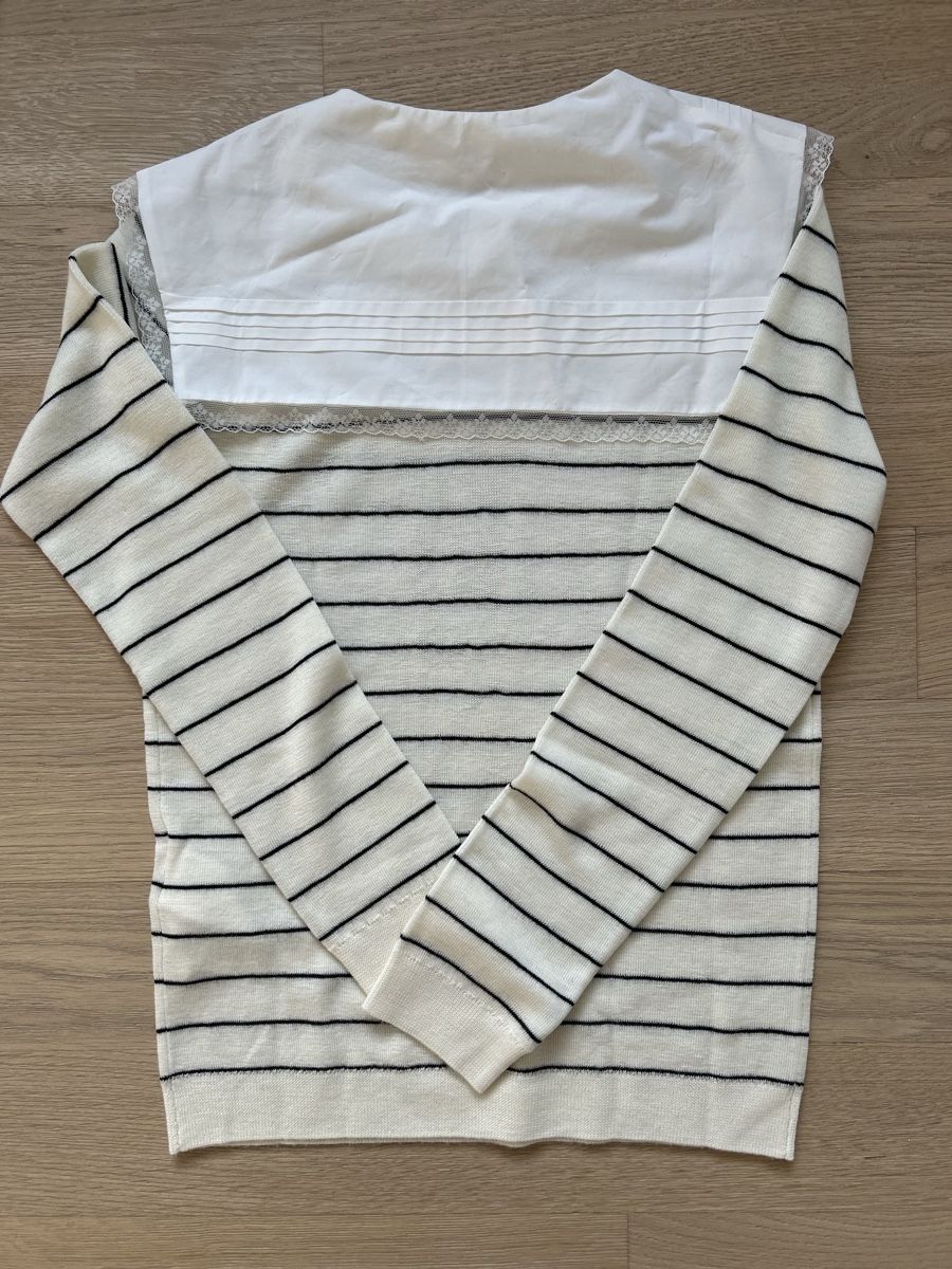Claudie Pierlot Maglioni & Felpe: Pull Claude Pierlot rayé, T1, neuf avec étiquette – Nuovo e nell'imballaggio originale da Mont-sur-Lausanne venduto da Vinou6021 4