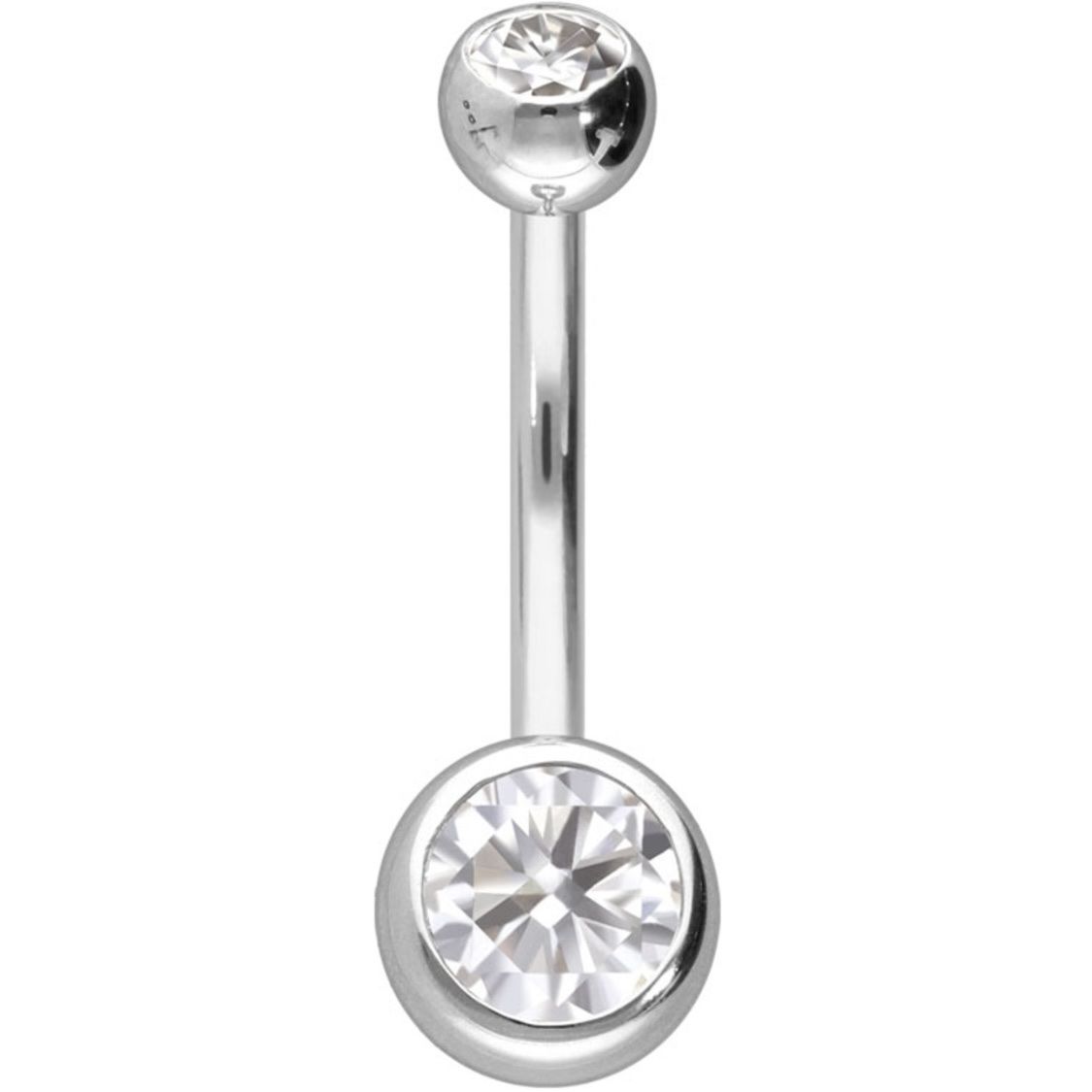 Gioielli per piercing: Bauchnabelpiercing Weissgold 18 Karat 12mm – Nuovo (secondo la descrizione) da Winterthur venduto da chiaraelisa93