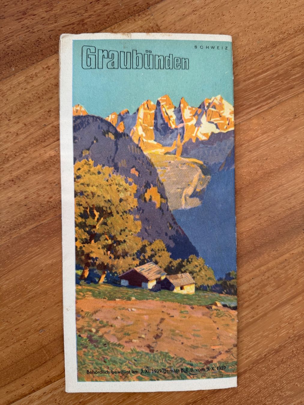 Dokumente: Graubünden-Prospekt, ca. 1940Jahre – Gebraucht aus Dietikon von Tiburon6 1