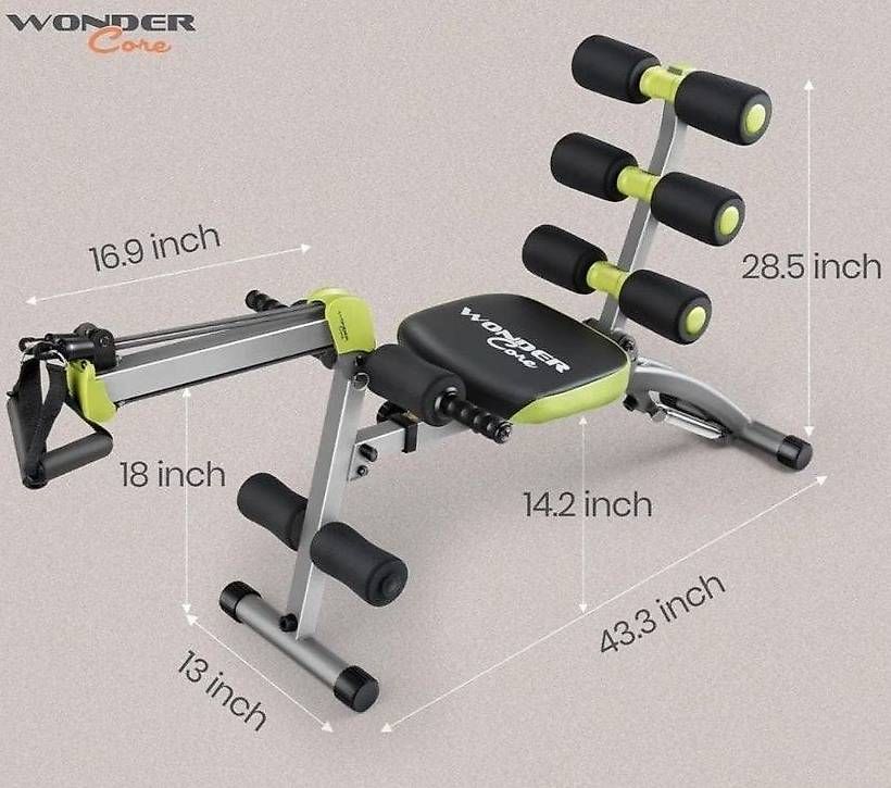 Hometrainer: Wonder Core 2, Fitnessgerät – Usato da Rumisberg venduto da mario.christen4 2