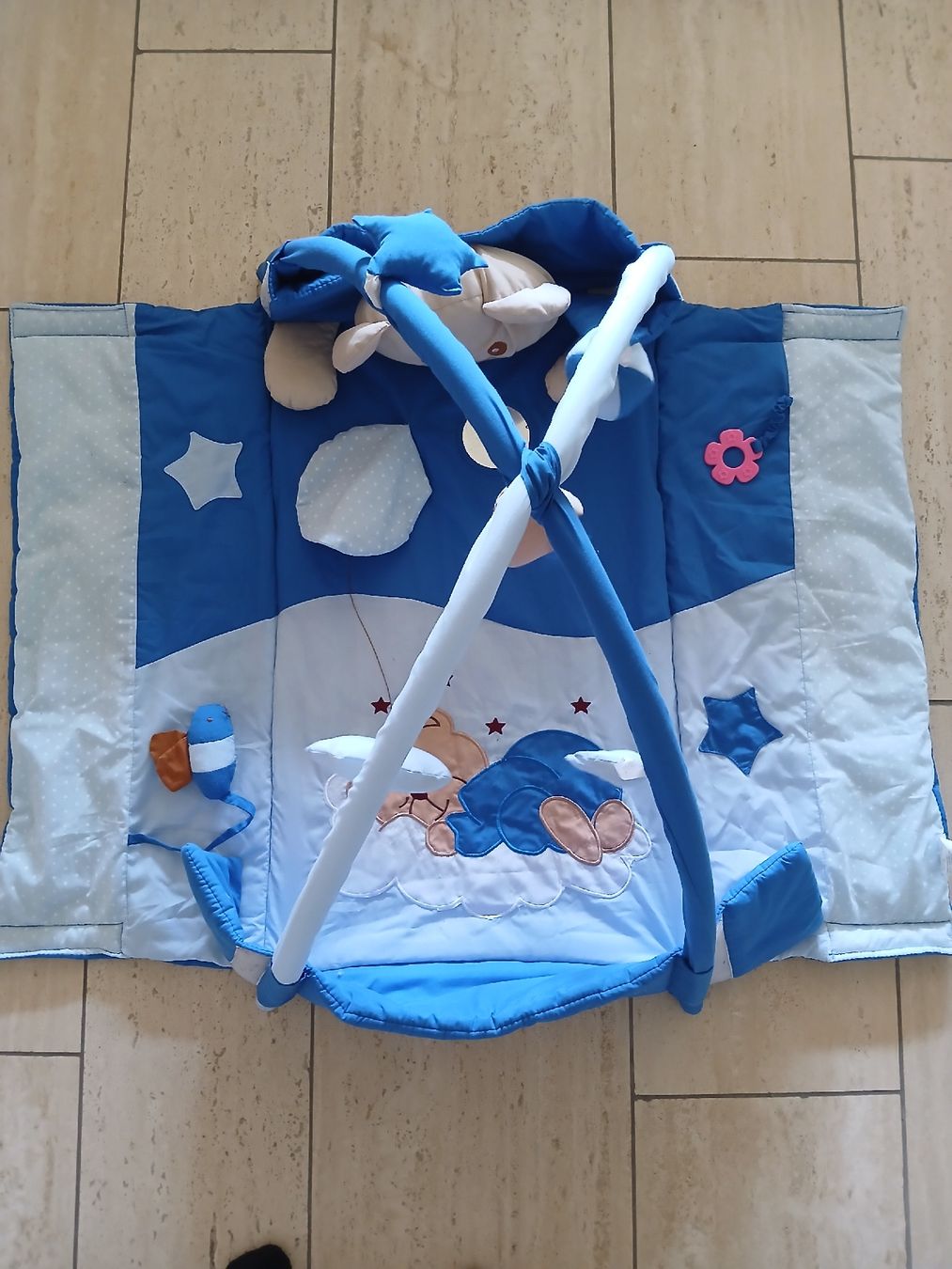 Tappeto da gioco: Spieldecke Baby Bär blau mit Spielbogen – Usato da Berikon venduto da pil_thm8 4