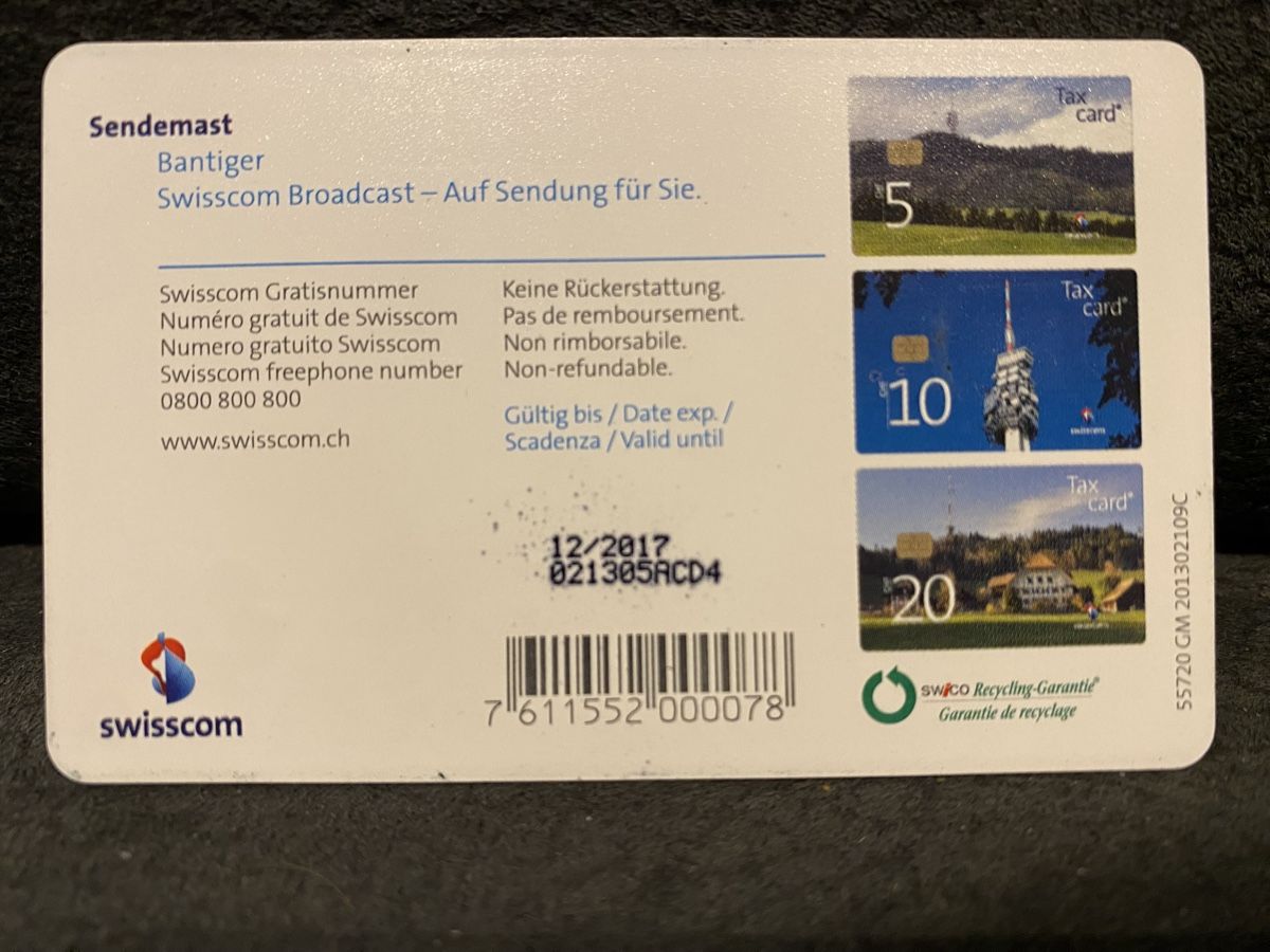 Cartes de téléphone: Taxcard  – D'occasion à Lausanne par babacard10 1