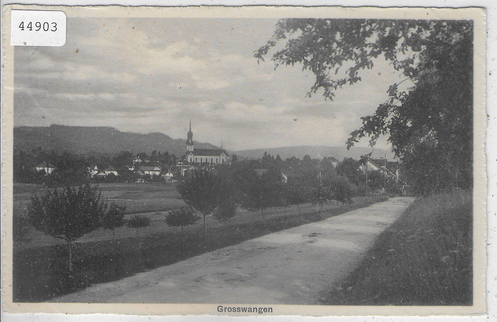 Cartoline postali: Grosswangen - Generalansicht – Usato da Ettingen venduto da Kartenplanet