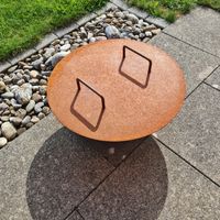 Feuerschale Abdeckung Eisen
