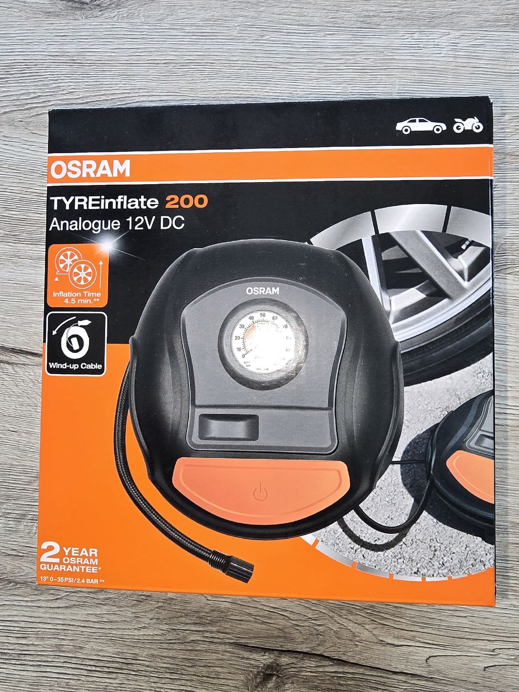 Osram Kompressoren: 12 Volt Reifenluft Kompressor – Neu und originalverpackt aus Stansstad von raser0rico
