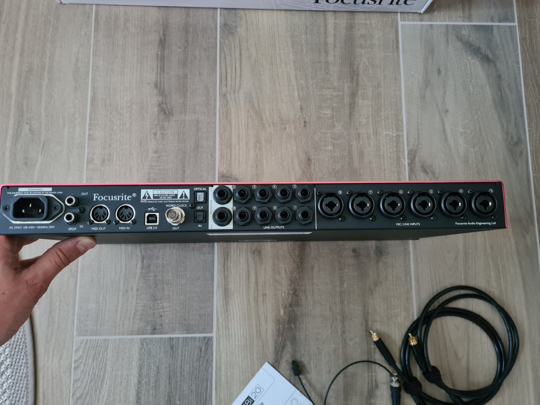 Focusrite Attrezzatura per studi di registrazione: Focusrite Scarlett 18i20 2nd Gen USB-Audiointerface – Nuovo (secondo la descrizione) da Birmensdorf ZH venduto da arcticmonkey91 2