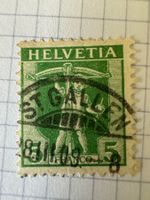 CH Dauermarke Tellknabe, 5 Rappen, 1909, gestempelt