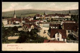 Bremgarten, Teilansicht mit Strassenpart