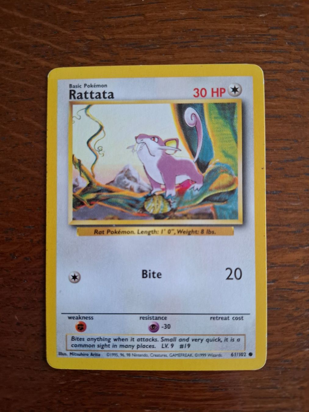 Pokémon Carte collezionabili: Pokemon Ratata Base Set 61/102 – Usato da Giornico venduto da ale_lc8k