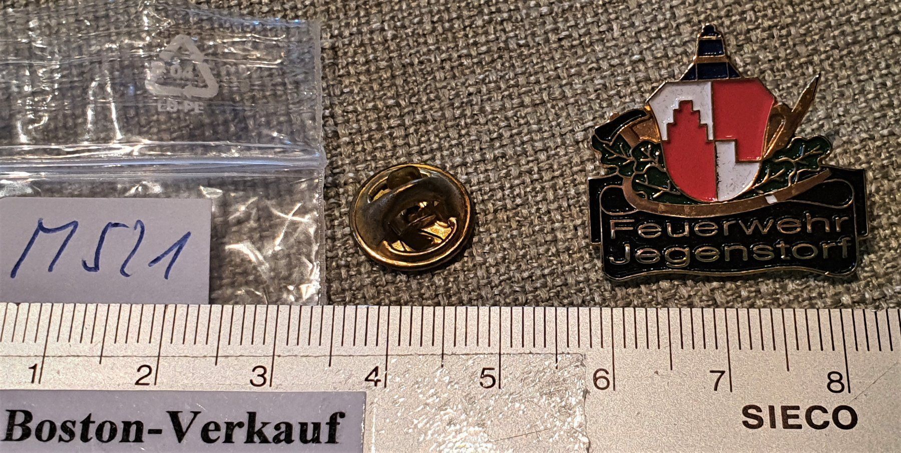 Plaketten & Abzeichen: M521 - Pin Feuerwehr Jegenstorf – Gebraucht aus Reinach BL von Boston-Verkauf 1