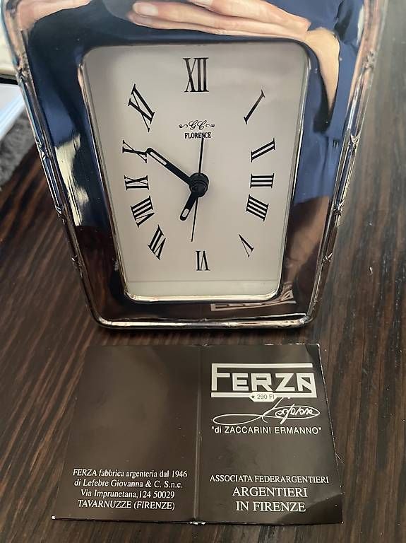 Uhren: Orologio da tavola Ferza Florence - argento – Gebraucht aus Mendrisio von mar_ws8b 2