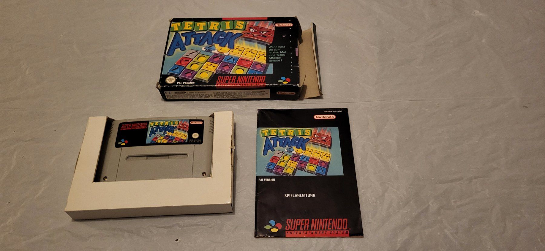 Giochi: Tetris Attack SNES OVP – Nuovo (secondo la descrizione) da Gretzenbach venduto da Uli1980 1