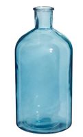 Deko-Flasche aus Glas Blau H 28cm - Total 5 Stück