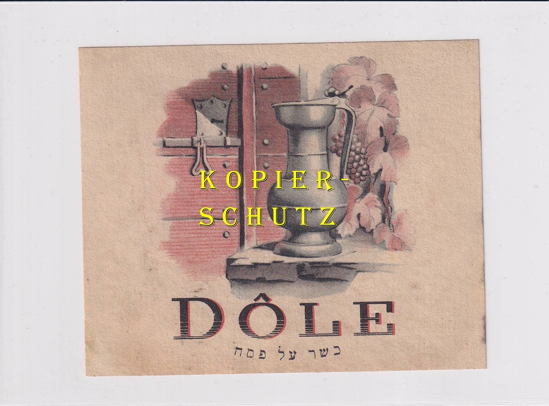 Carta: Etikette - Dôle (koscher) /bd – Usato da Hombrechtikon venduto da Rudolf07