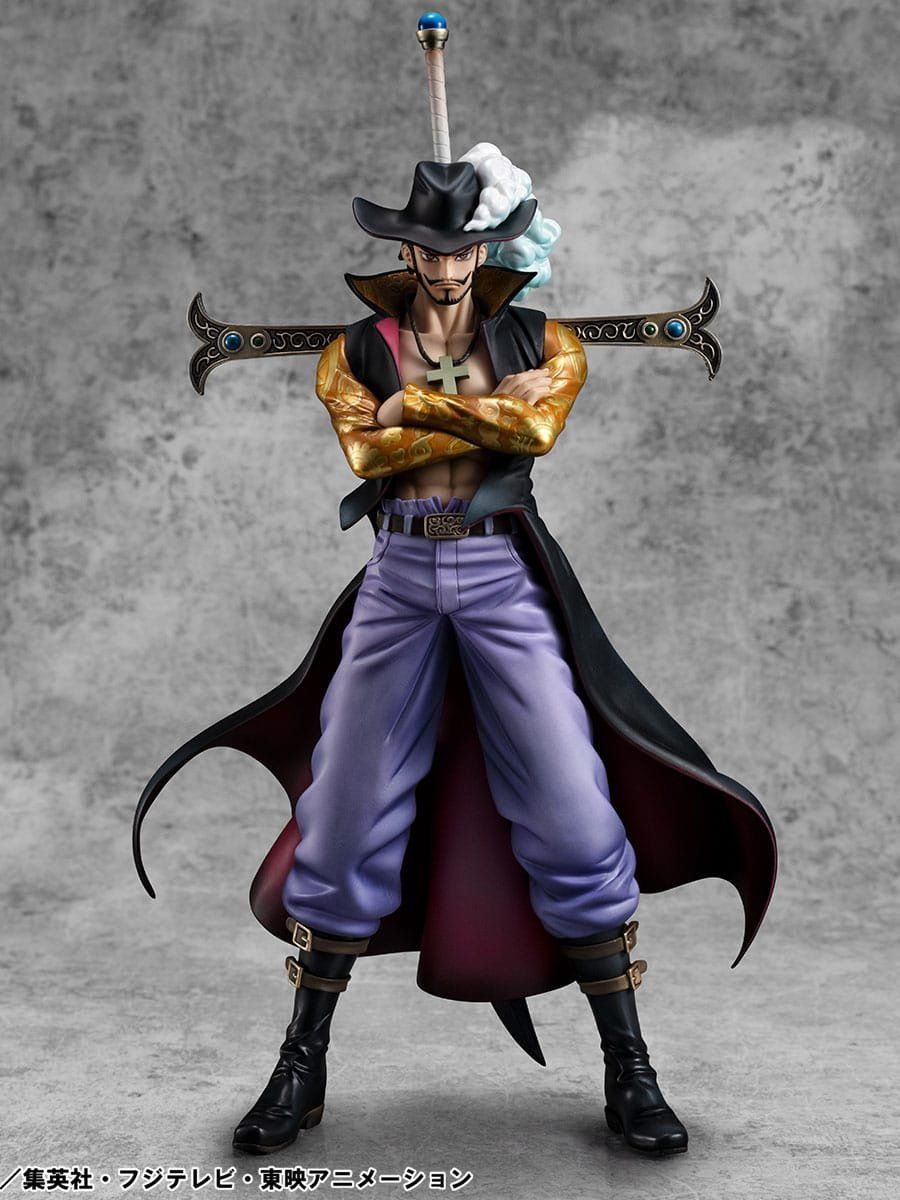 Statuette: One Piece P.O.P. SA-MAXIMUM Hawk Eye Dracule Mihawk Ver. R – Nuovo e nell'imballaggio originale da St-Imier venduto da ATTAKSHOP