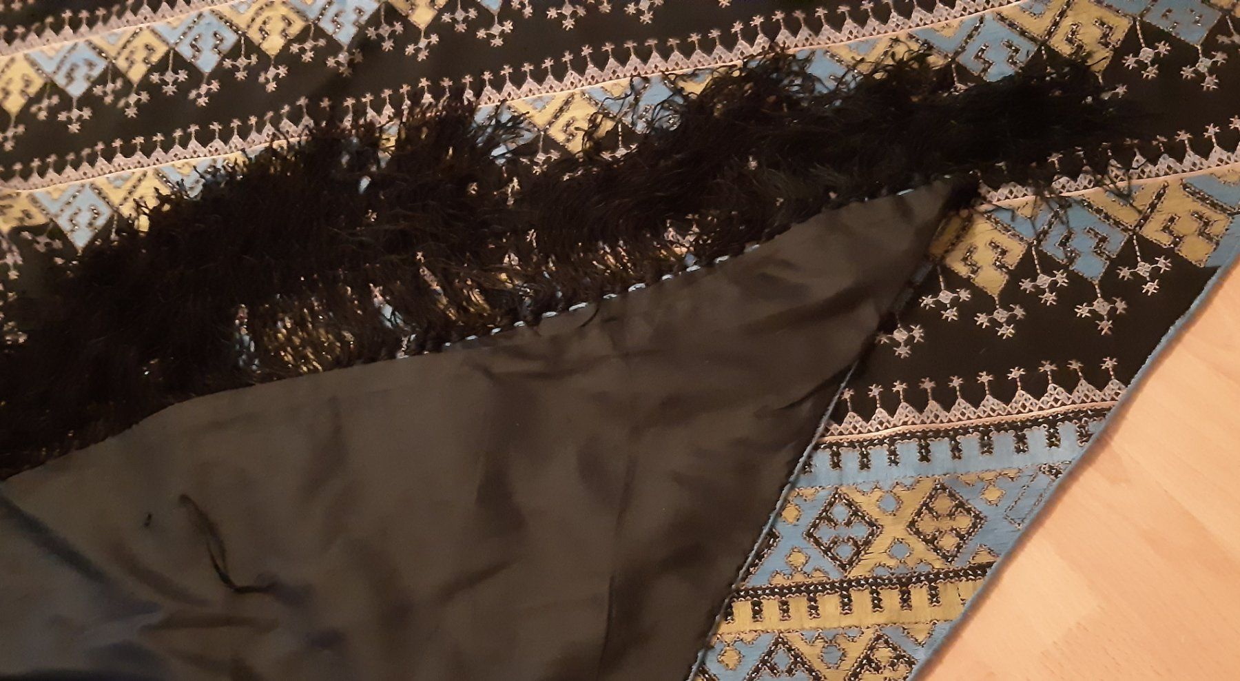 Foulards, Tücher & Schals: Magnifique châle perse en triangle avec franges – Neu (gemäss Beschreibung) aus Champvent von lallina1974 3