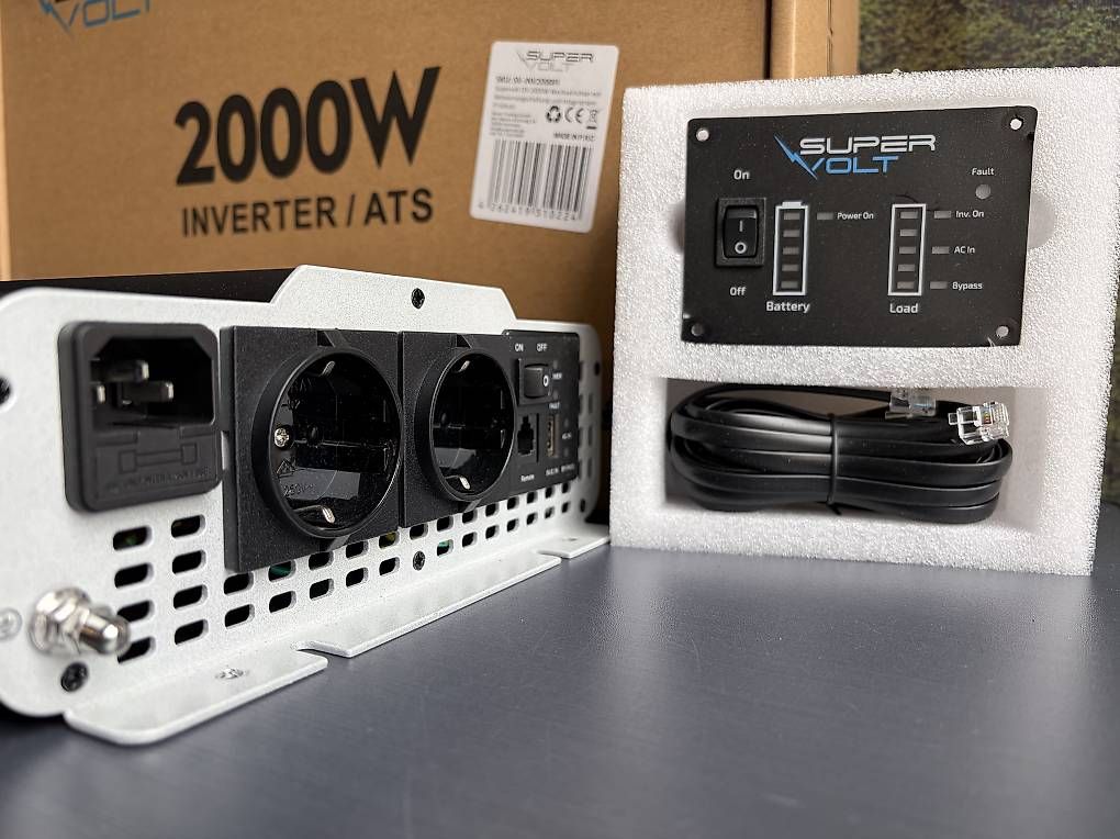 Inverter: 12V 2000W Supervolt Wechselrichter – Usato da Bülach venduto da CAMPTIVITY 2
