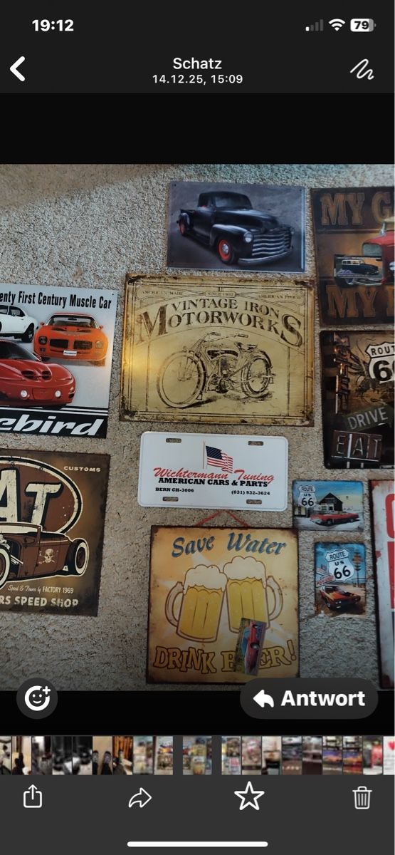 Insegne: Blechschilder Sammlung, Deko Schilder, Vintage Style! – Usato da Büetigen venduto da Biker035 6